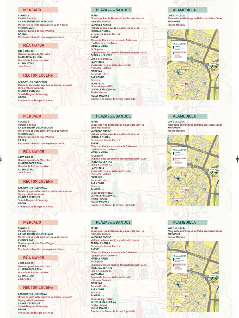 Tríptico de Ferias y Fiestas de Salamanca 2024