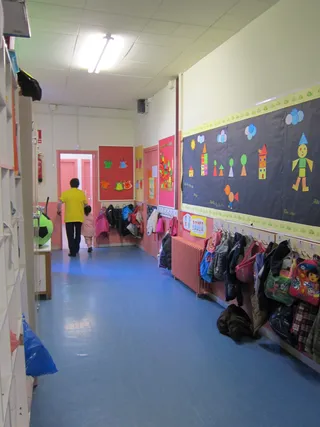 Aula de infantil. Foto de archivo