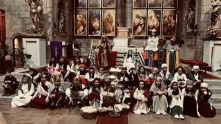 Belén viviente parroquia de Peñaranda