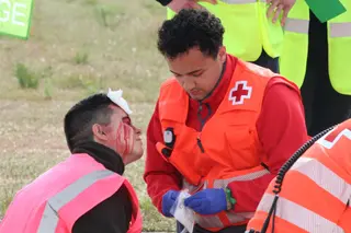 Simulacro de accidente aéreo denominado VEGA 25