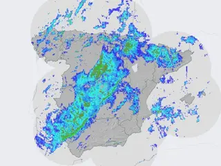 Mapa radar Aemet. Foto Aemet