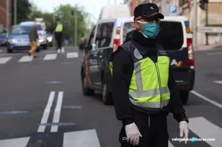 Policía nacional control avenida Italia (4)