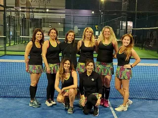 Varias participantes charras en la Liga Padelcyl.