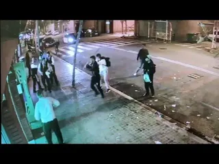 Pelea frente al restaurante Salamanca, en la Barceloneta