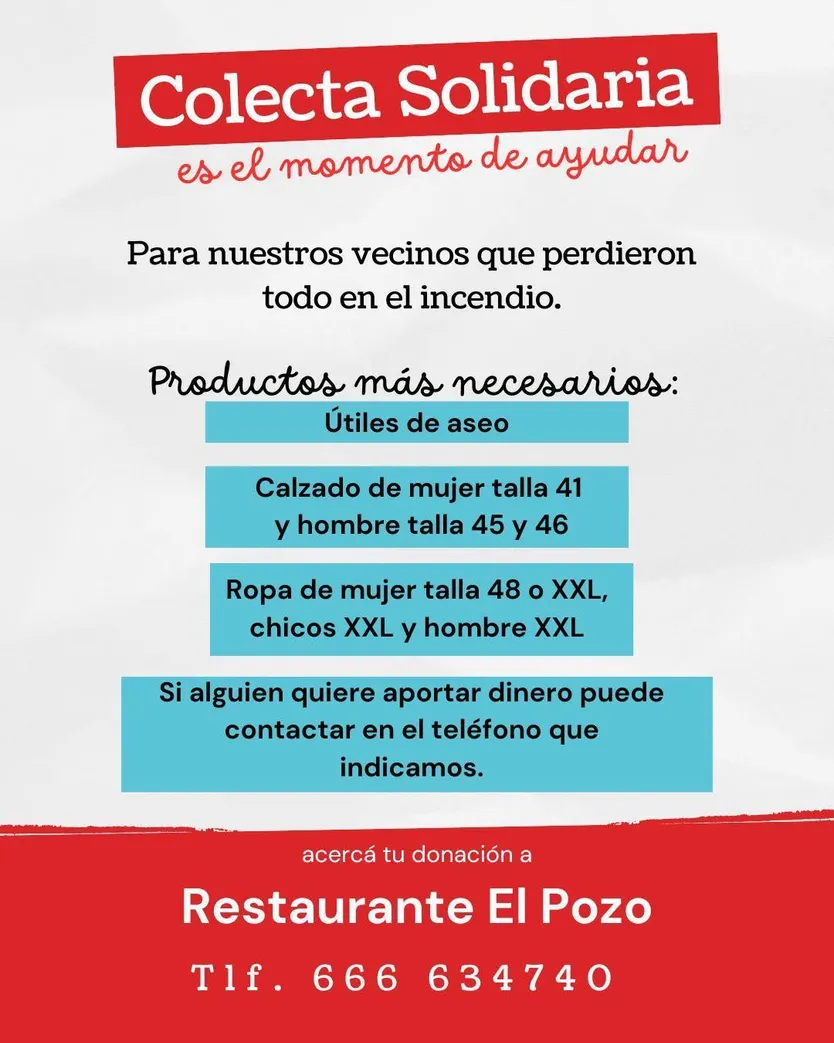 Recogida ropa solidaria Calzada de Valdunciel