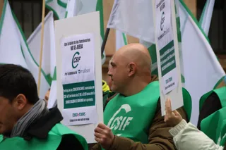 Concentración de CSIF ante la Subdelegación de Gobierno por Muface