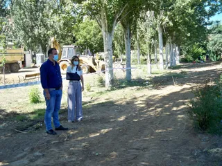 Inicio de las obras de abastecimiento en Santa Marta. Foto Ayuntamiento de Santa Marta