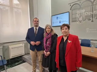 David Mingo, Eva Picado y María Ángeles Prieto