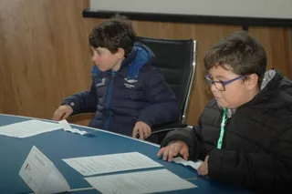 Visita del colegio Filiberto Villobos al Ayuntamiento