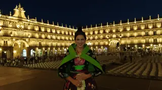 Vestimenta De Candelaria, En La Presentación De La Primera Edición Del Festival De Folklore Ciudad De Salamanca.