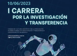 Cartel de la primera Carrera por la Investigación y la Transferencia