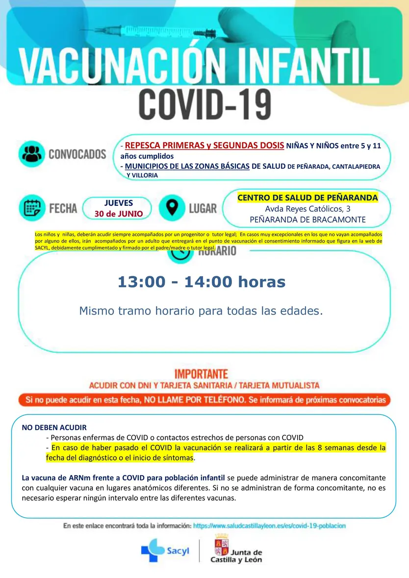 Peñaranda primeras y segundas de niños