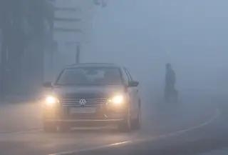 Ciudad Rodrigo (Salamanca) amanece con una espesa niebla. José Vicente, ICAL