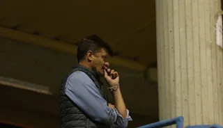 Toni García, en el choque ante la SD Logroñés / FOTO SALAMANCA24HORAS.COM