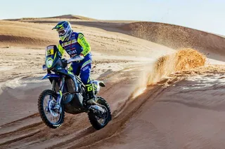 Lorenzo Santolino en el Dakar 2023