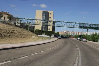 Carril bici desde Comuneros hasta Cabrerizos