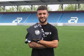 Presentación de Jonny Arriba como nuevo jugador de Unionistas de Salamanca.