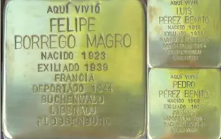 'Stolpersteine' en Rollán