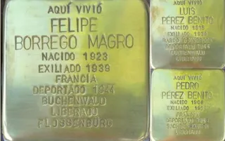 'Stolpersteine' en Rollán