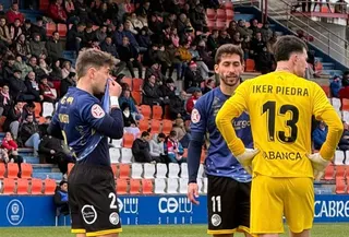 Álvaro Gómez y Olmedo, antes del penalti del 0-1 | FOTO UNIONISTAS CF