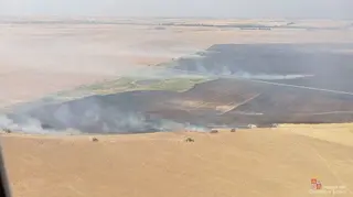 Incendio de cultivo en Malpartida | INFOCAL - Junta de Castilla y León