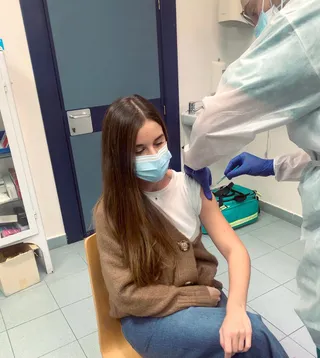 Vacunación de sanitarios en Castilla y León, el pasado viernes