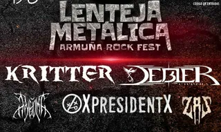 Cartel II Festival La Lenteja Metálica