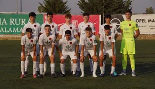 Once titular de la UD Santa Marta en pretemporada ante el Guijuelo | FOTO SALAMANCA24HORSA.COM