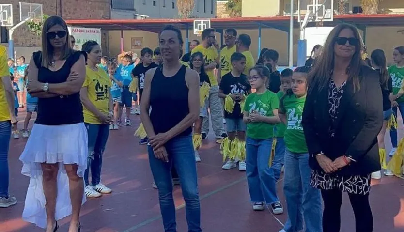 Dori Ruano, María Antonio Sánchez Lorenzo y Blanca Cerón