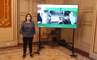 La conceja de mayores, Isabel Macías