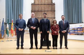 Carlos García Carbayo, en la reunión de Ciudades Patrimonio de la Humanidad