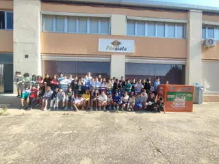 Los alumnos del colegio San Blas de Santa Marta visitan Por Siete