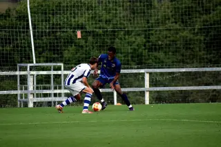 Kylian, en el Real Sociedad C - Unionistas B | FOTO UNIONISTAS CF