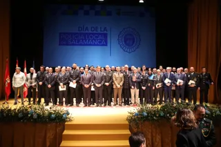 Acto del Día de la Policía Local de Salamanca