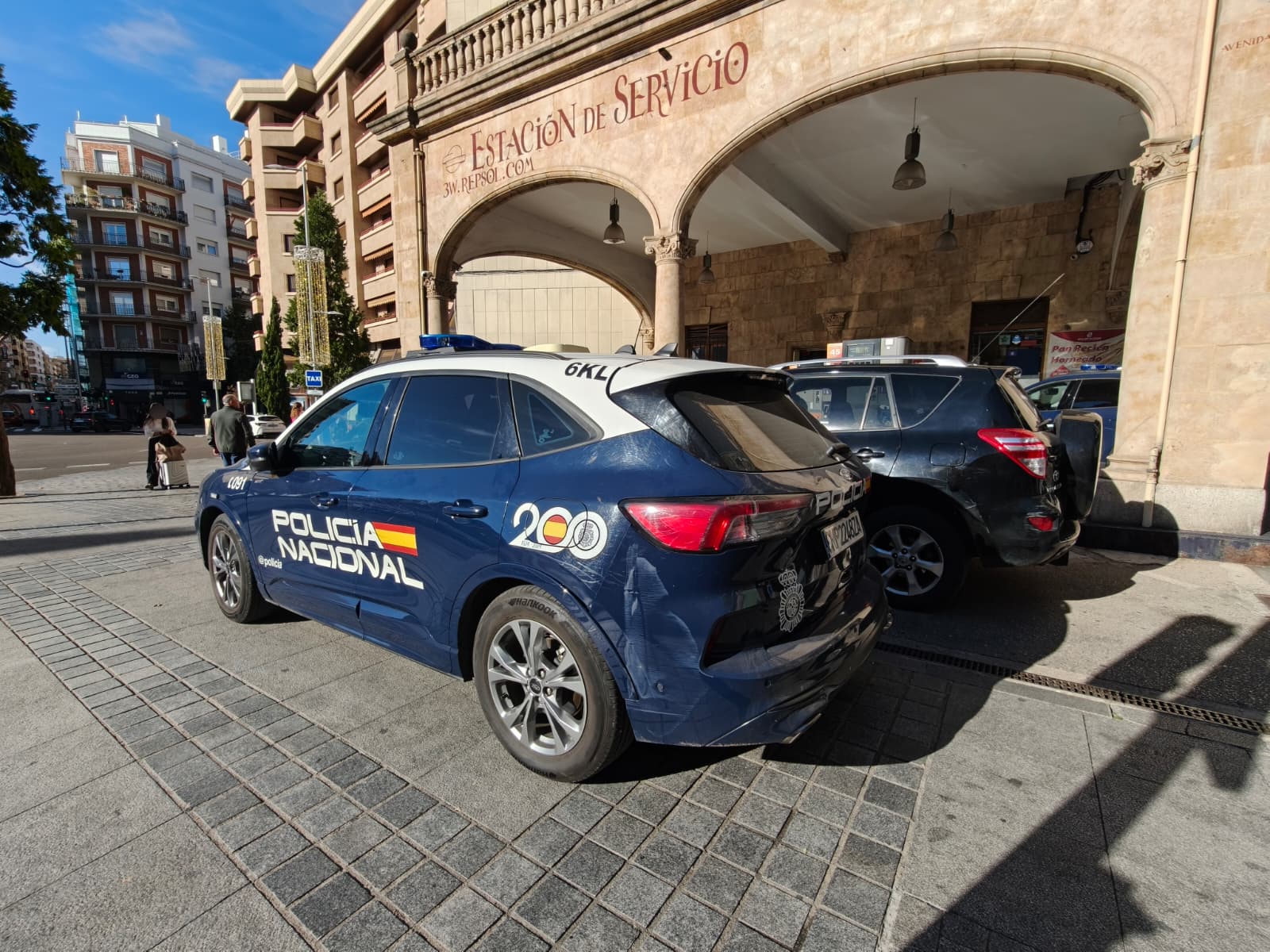 Movilización Policial Tras El Incidente En La Gasolinera De La Puerta De Zamora2