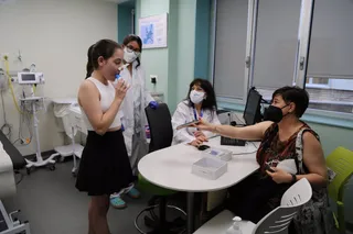 Unidad de Fibrosis Quística en el Hospital de Barcelona. Foto EP.