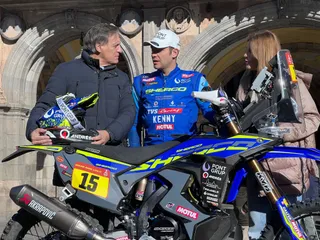 Lorenzo Santolino en la Plaza Mayor de Salamanca