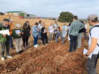Visita a la finca de Muñovela del IRNASA-CSIC dentro del proyecto OH-FINE