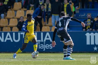 Addai encara a Ramiro | FOTO AD ALCORCÓN