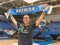 Sara Roumey en su presentación con el Avenida