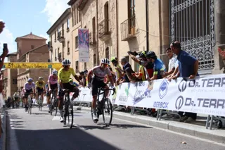 Llegada de la última etapa de la Vuelta Ciclista a Salamanca
