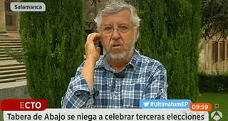 José Antonio Sánchez Gil en una entrevista con Antena 3