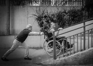 Silla de ruedas. Foto EP