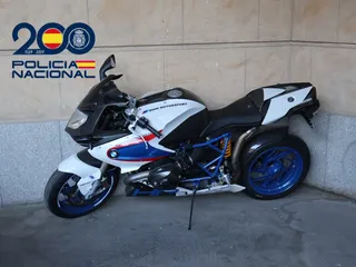 Moto marca BMW. Foto Policía Nacional