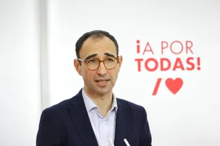 El secretario provincial del PSOE en Salamanca, David Serrada. Foto: PSCyL