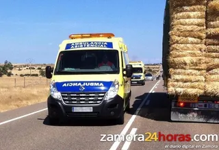 Tres heridos en un accidente en la A-52 a la altura de Manganeses de la Polvorosa