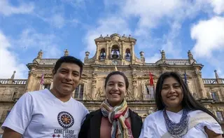 Tres jóvenes activistas iberoamericanos desembarcan en Salamanca