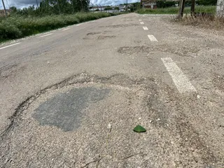 Camino en la Aldehuela baches (1)