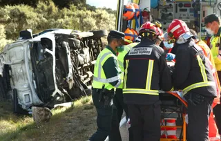Cinco heridos en cuatro accidentes de tráfico en distintos puntos de la provincia de Salamanca