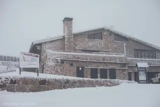 Fuertes rachas de viento en La Covatilla